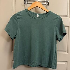 lululemon classic fit cotton blend tee